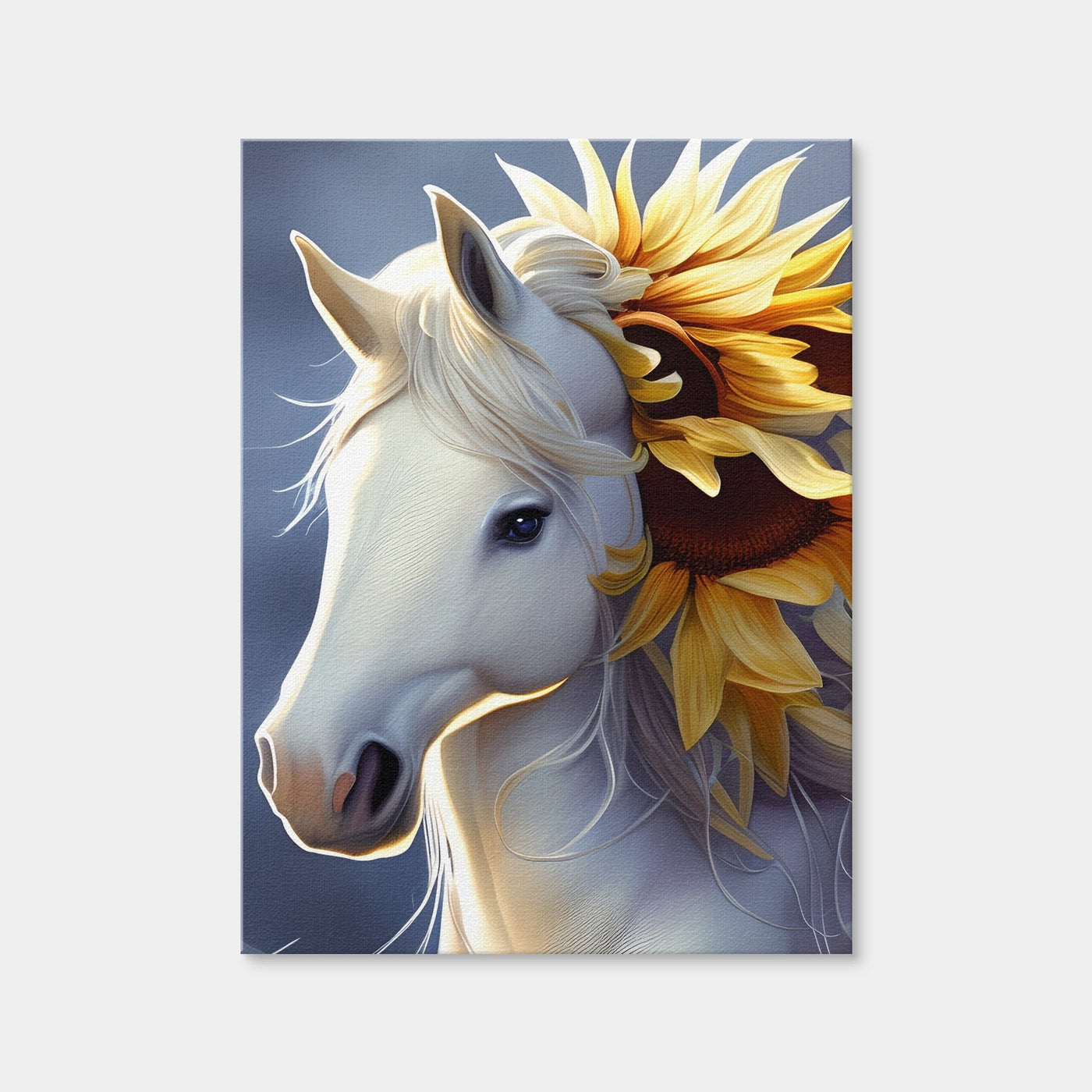 AUTO-MOCKUP WHITE | Botanical Horse | 1 Piece | Gallery Wrap Canvas | group=3x4