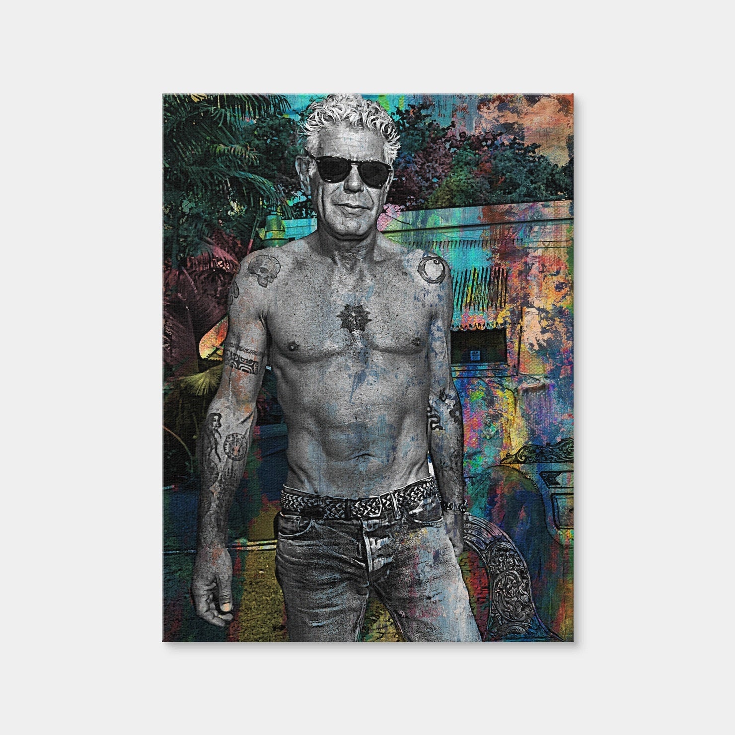 AUTO-MOCKUP WHITE | Bourdain Ripped | 1 Piece | Gallery Wrap Canvas | group=3x4