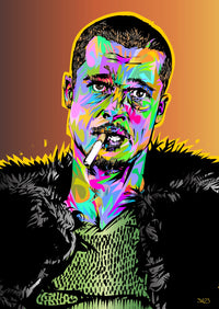 Brad Fight Club Wall Art