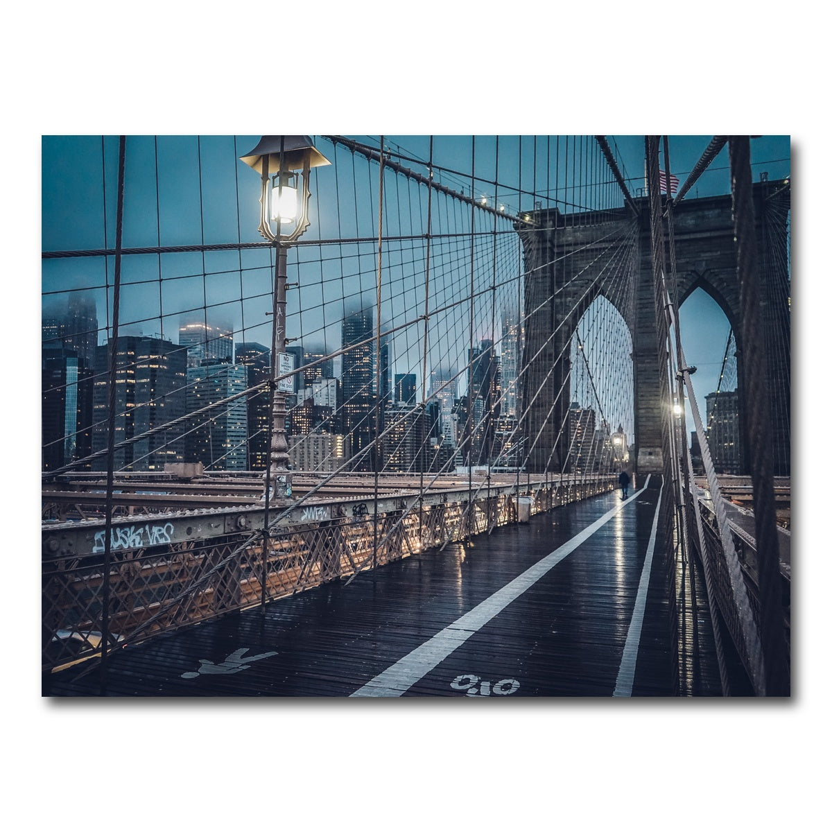 AUTO-MOCKUP WHITE | Bridge and Clouds | 1 Piece | Gallery Wrap Canvas | group=4x3