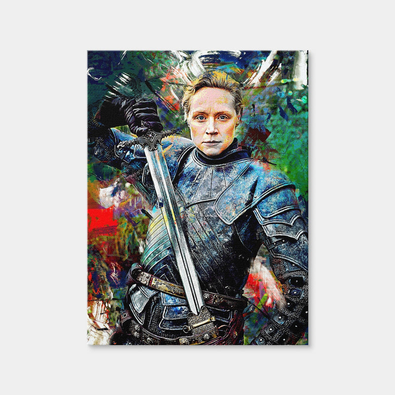 AUTO-MOCKUP WHITE | Brienne of Tarth | 1 Piece | Gallery Wrap Canvas | group=3x4