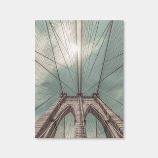 AUTO-MOCKUP WHITE | Brooklyn Bridge in Detail | 1 Piece | Gallery Wrap Canvas | group=3x4
