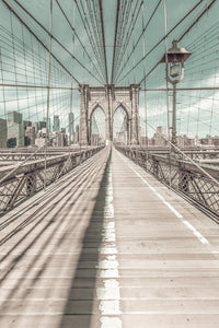 Brooklyn Bridge vintage style Wall Art