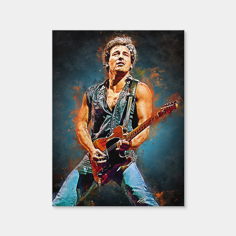 AUTO-MOCKUP WHITE | Bruce Springsteen Young | 1 Piece | Gallery Wrap Canvas | group=3x4