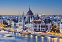 Budapest Sunset Wall Art