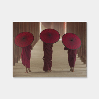 AUTO-MOCKUP WHITE | Buddhist Monks in Burma | 1 Piece | Gallery Wrap Canvas | group=4x3