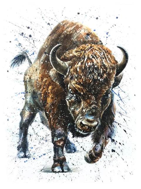 Buffalo Painting Wall Art