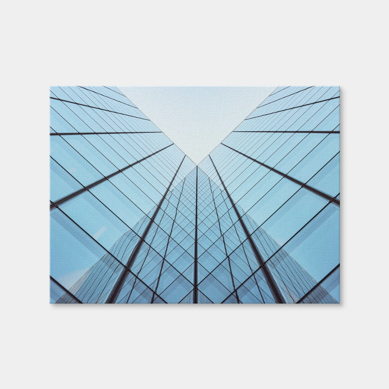 AUTO-MOCKUP WHITE | Building Corner | 1 Piece | Gallery Wrap Canvas | group=4x3