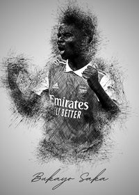 Bukayo Saka Wall Art
