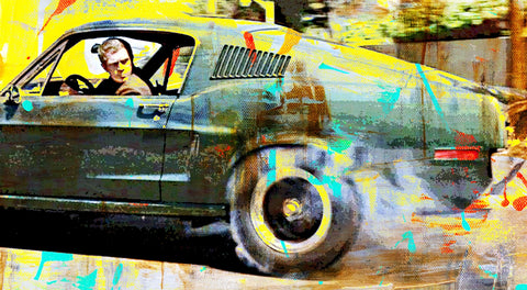 Bullitt Burnout Wall Art