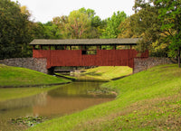Burns Park Covered Bridge Wall Art