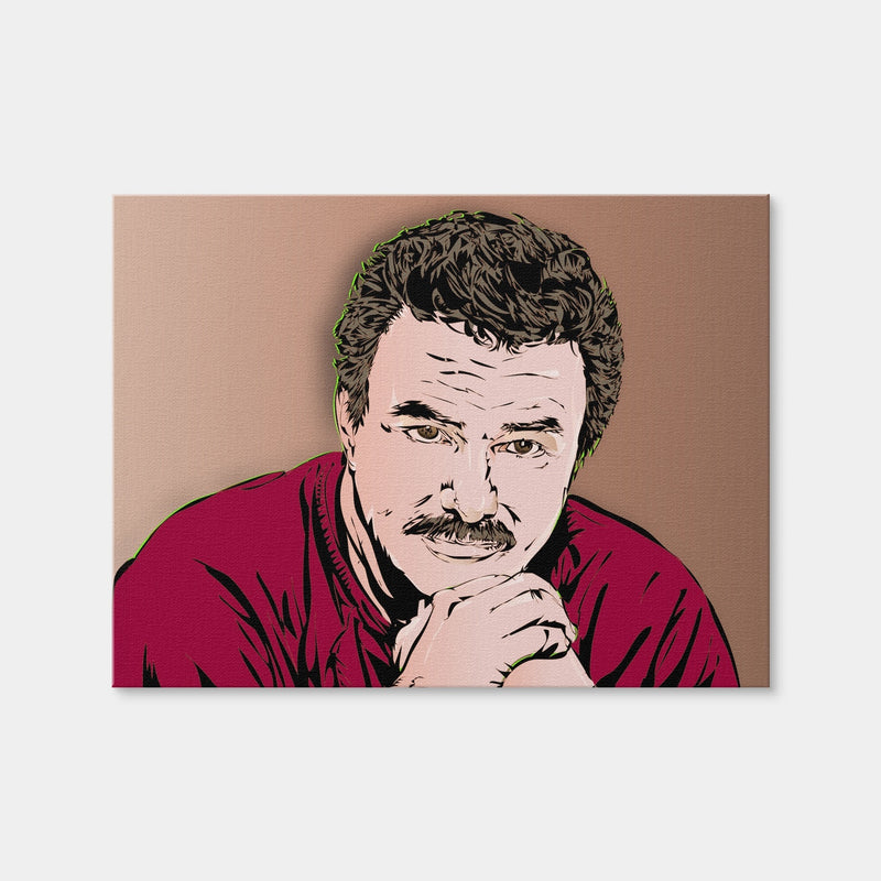 AUTO-MOCKUP WHITE | Burt Reynolds | 1 Piece | Gallery Wrap Canvas | group=4x3
