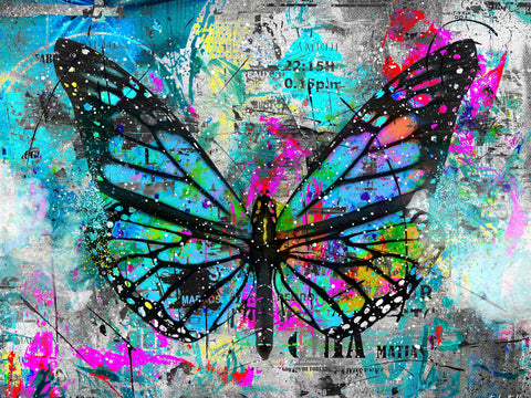 Butterfly Paint Wall Art