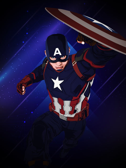 CAPTAIN AMERICA Wall Art