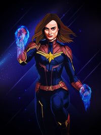 CAPTAIN MARVEL Wall Art