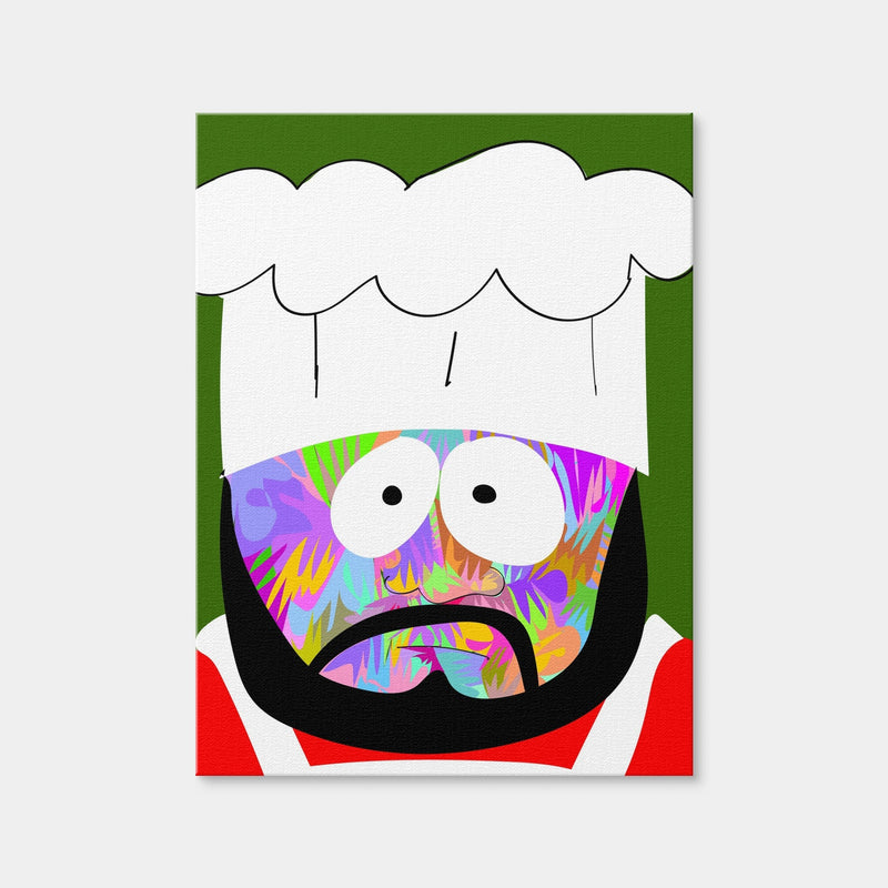 AUTO-MOCKUP WHITE | Chef | 1 Piece | Gallery Wrap Canvas | group=3x4