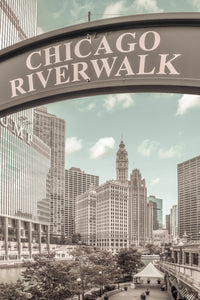 CHICAGO Riverwalk Wall Art