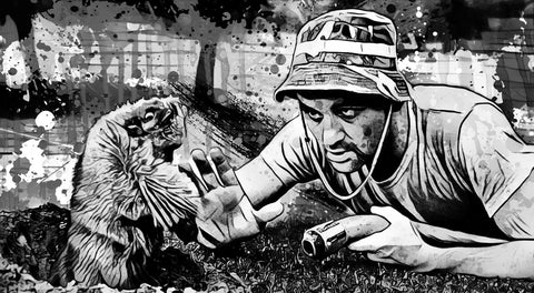 Caddyshack Grayscale Wall Art