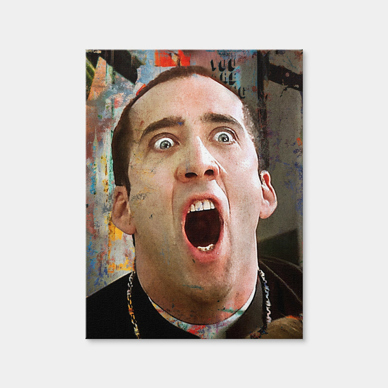 AUTO-MOCKUP WHITE | Cage Face Off | 1 Piece | Gallery Wrap Canvas | group=3x4