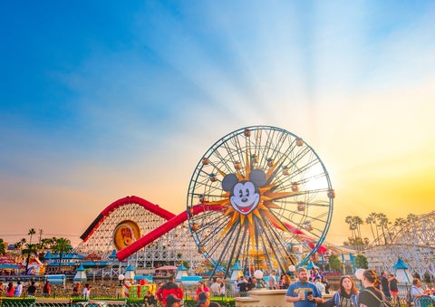 California Adventure Sunset Wall Art