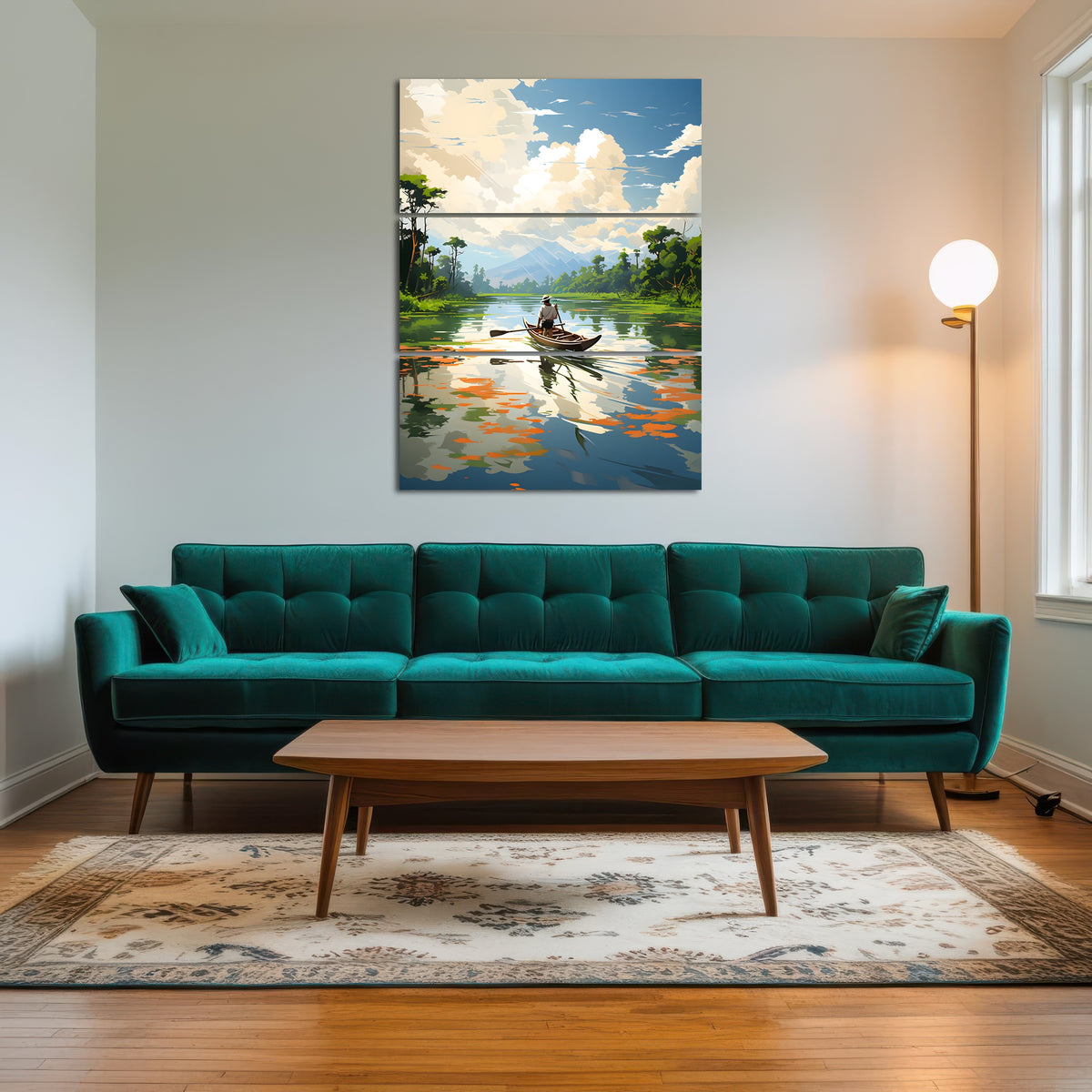 AUTO-MOCKUP ROOM | Cambodia - Siem Reap River Wall Art
