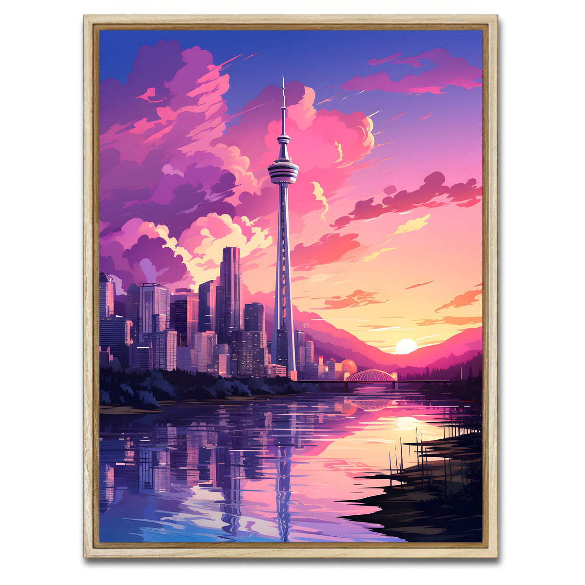 AUTO-MOCKUP WHITE | Canada - Vancouver | 1 Piece | Natural Framed Canvas | group=3x4