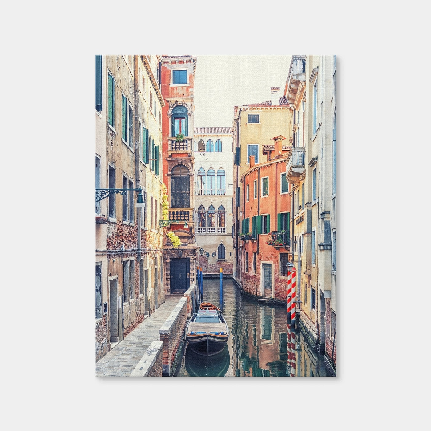 AUTO-MOCKUP WHITE | Canal In Venice | 1 Piece | Gallery Wrap Canvas | group=3x4