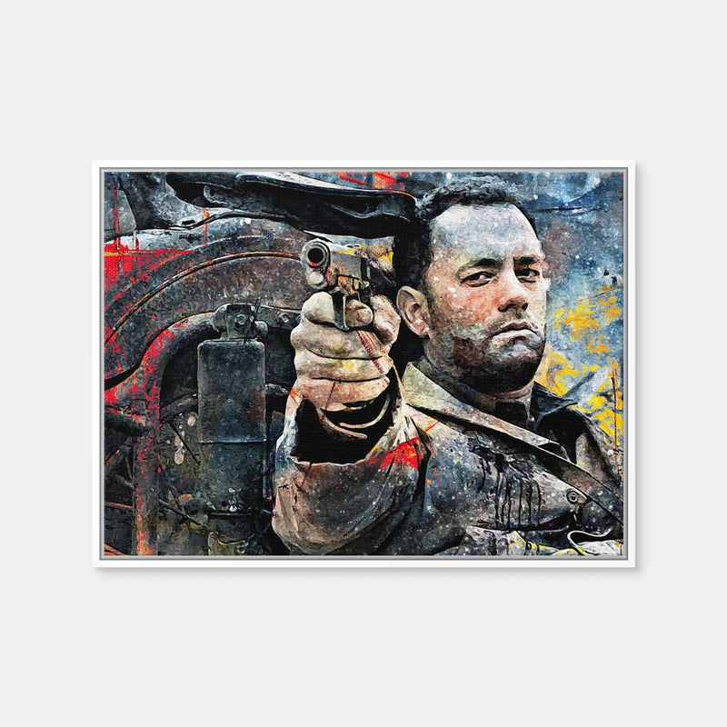 AUTO-MOCKUP WHITE | Captain Miller | 1 Piece | White Framed Canvas | group=4x3