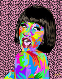 Cardi b Wall Art
