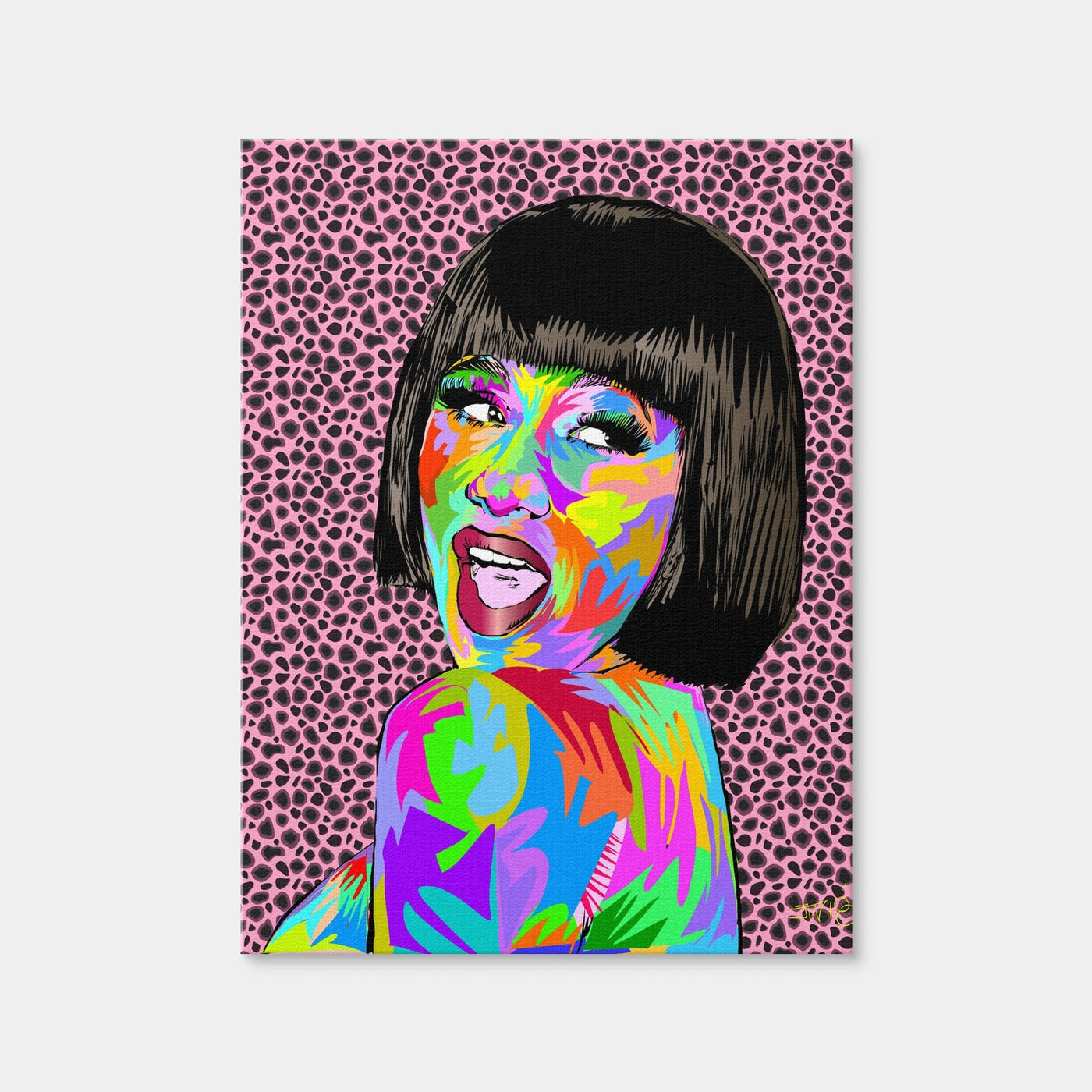 AUTO-MOCKUP WHITE | Cardi b | 1 Piece | Gallery Wrap Canvas | group=3x4