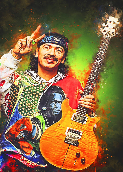 Carlos Santana Wall Art