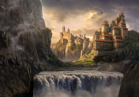 Castle Falls Wall Art