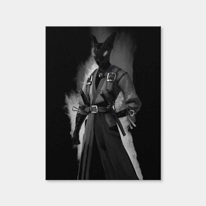 AUTO-MOCKUP WHITE | Cat Character | 1 Piece | Gallery Wrap Canvas | group=3x4