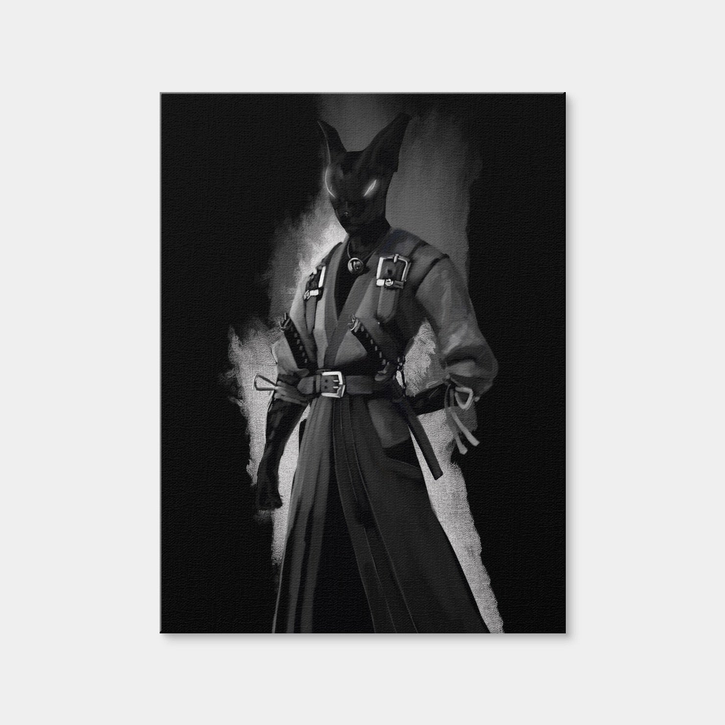 AUTO-MOCKUP WHITE | Cat Character | 1 Piece | Gallery Wrap Canvas | group=3x4
