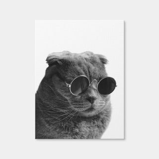 AUTO-MOCKUP WHITE | Cat Cool | 1 Piece | Gallery Wrap Canvas | group=3x4