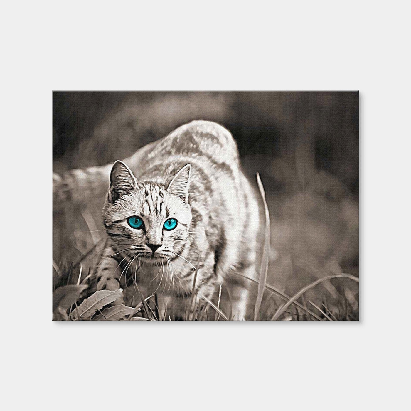 AUTO-MOCKUP WHITE | Cat On The Prowl | 1 Piece | Gallery Wrap Canvas | group=4x3