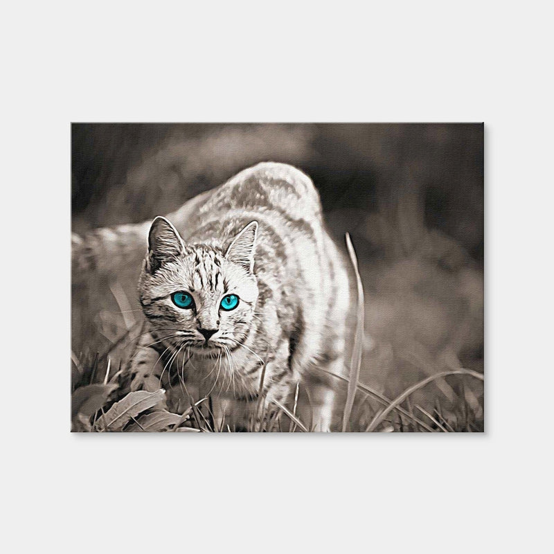 AUTO-MOCKUP WHITE | Cat On The Prowl | 1 Piece | Gallery Wrap Canvas | group=4x3