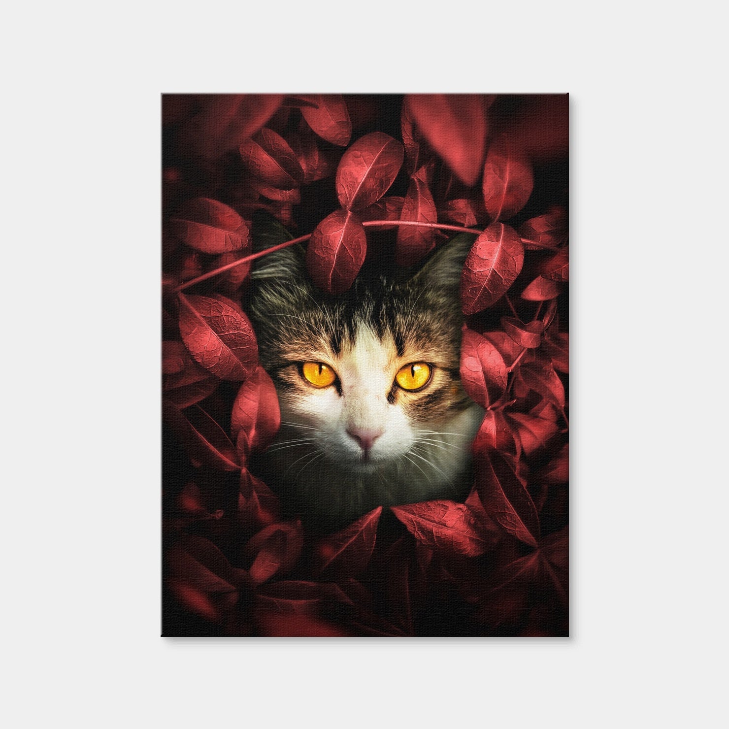 AUTO-MOCKUP WHITE | Cat Hunting | 1 Piece | Gallery Wrap Canvas | group=3x4