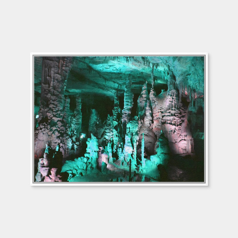 AUTO-MOCKUP WHITE | Cathedral Caverns | 1 Piece | White Framed Canvas | group=4x3