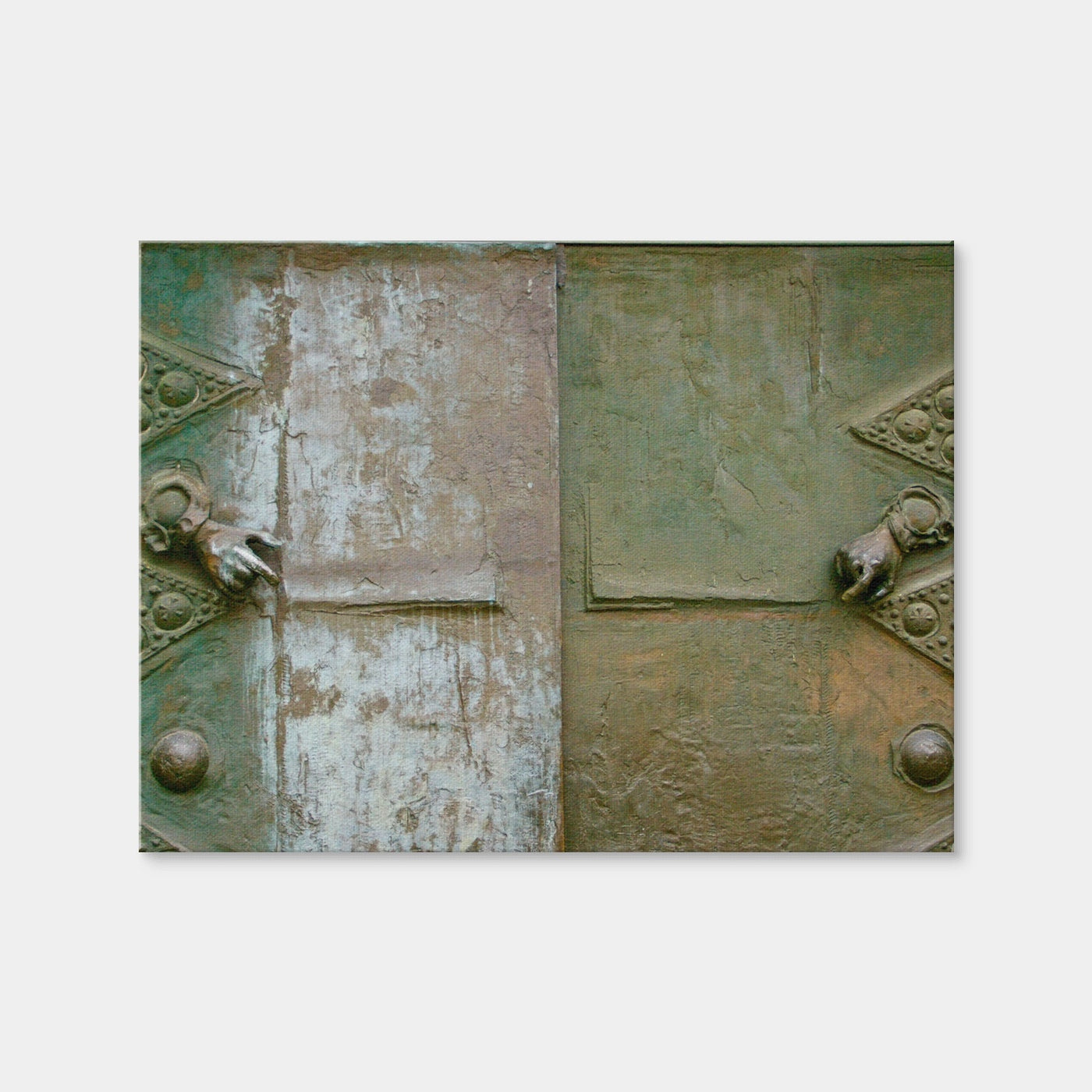 AUTO-MOCKUP WHITE | Cathedral Door Passau Germany | 1 Piece | Gallery Wrap Canvas | group=4x3
