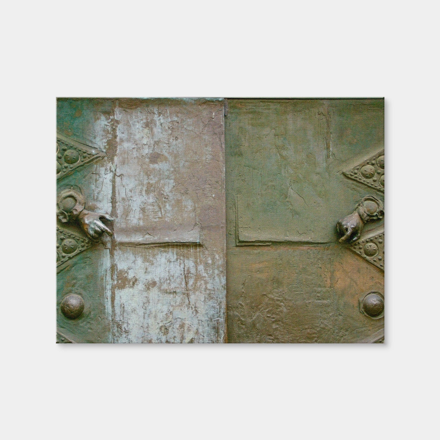 AUTO-MOCKUP WHITE | Cathedral Door Passau Germany | 1 Piece | Gallery Wrap Canvas | group=4x3