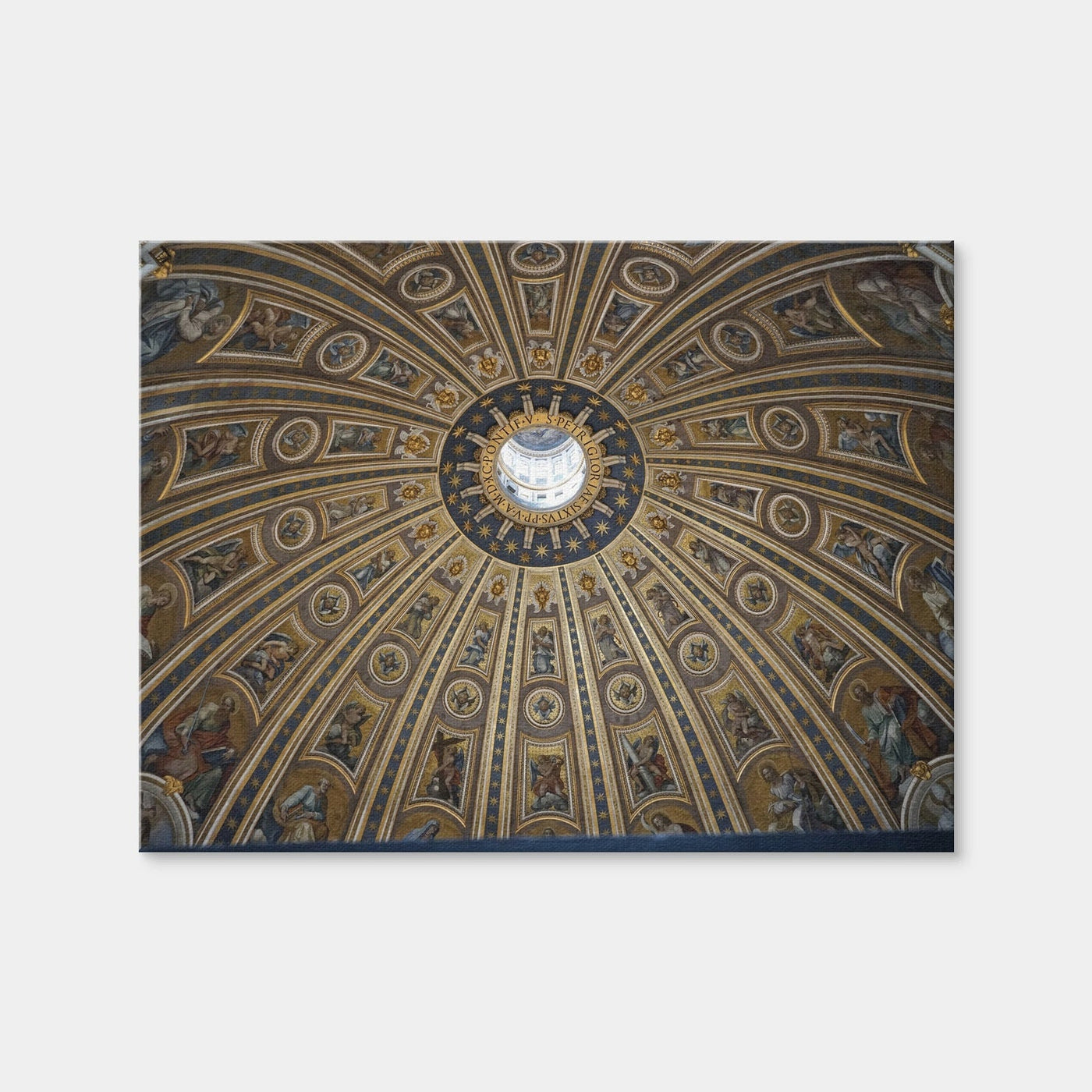 AUTO-MOCKUP WHITE | Ceiling of St. Peter's Basilica, Vatican City | 1 Piece | Gallery Wrap Canvas | group=4x3