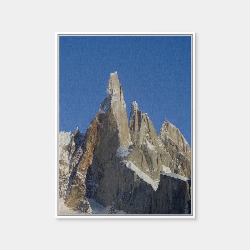AUTO-MOCKUP WHITE | Cerro Torre - Patagonia | 1 Piece | White Framed Canvas | group=3x4