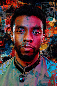Chadwick Boseman Wall Art