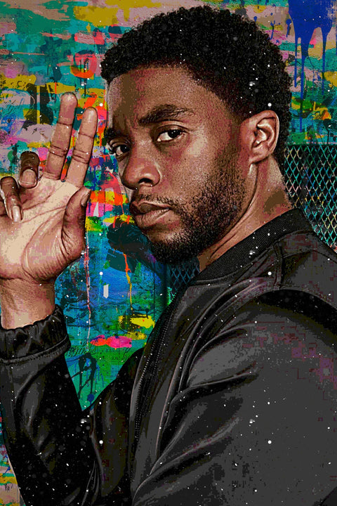 Chadwick Boseman 2 Wall Art