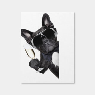 AUTO-MOCKUP WHITE | Champagne Dog | 1 Piece | Gallery Wrap Canvas | group=3x4