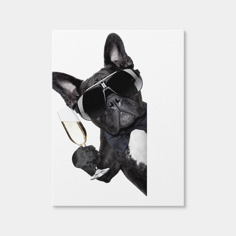 AUTO-MOCKUP WHITE | Champagne Dog | 1 Piece | Gallery Wrap Canvas | group=3x4