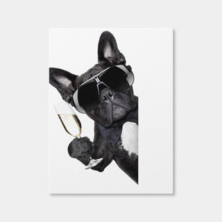 AUTO-MOCKUP WHITE | Champagne Dog | 1 Piece | Gallery Wrap Canvas | group=3x4