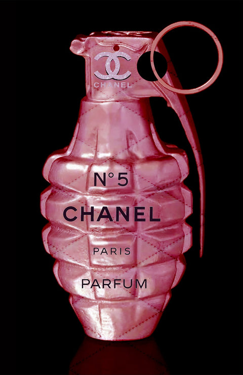 Chanel No. 5 Grenade Wall Art
