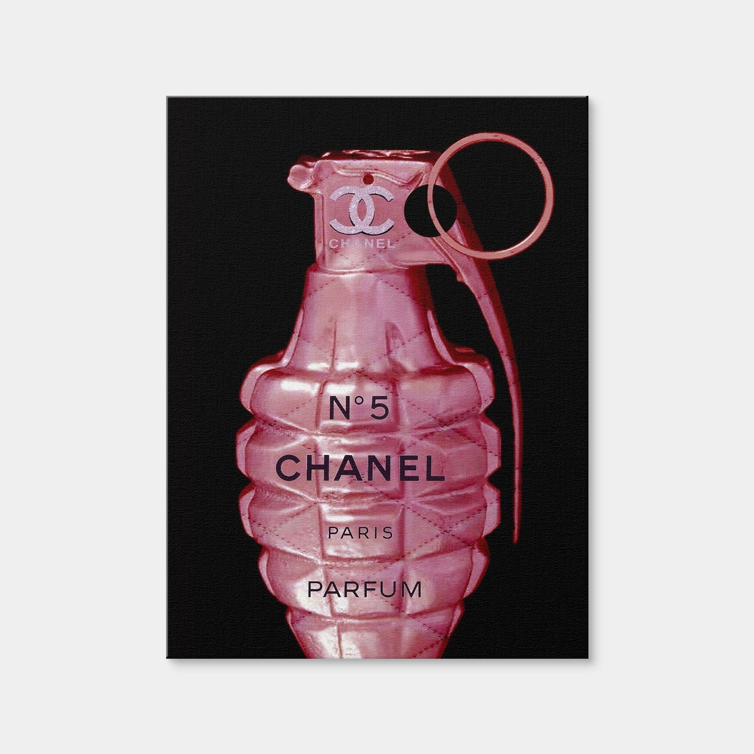 AUTO-MOCKUP WHITE | Chanel No. 5 Grenade | 1 Piece | Gallery Wrap Canvas | group=3x4